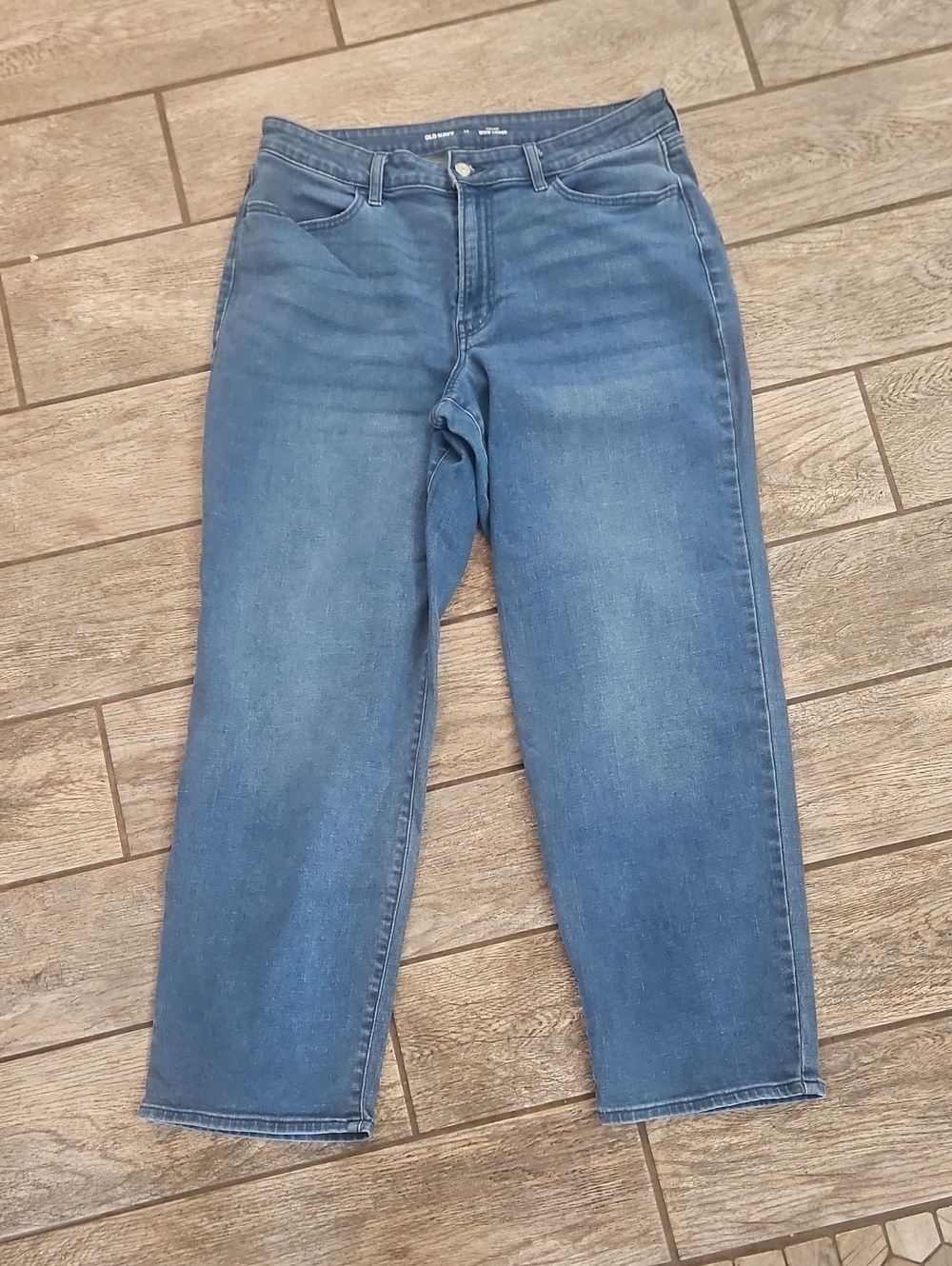Old Navy High Rise Wow Loose Fit Straight-Leg Women’s Jeans Size 14